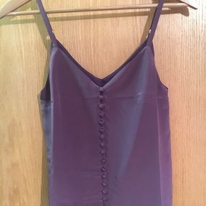 NWOT Madewell silk button down cami sz 00